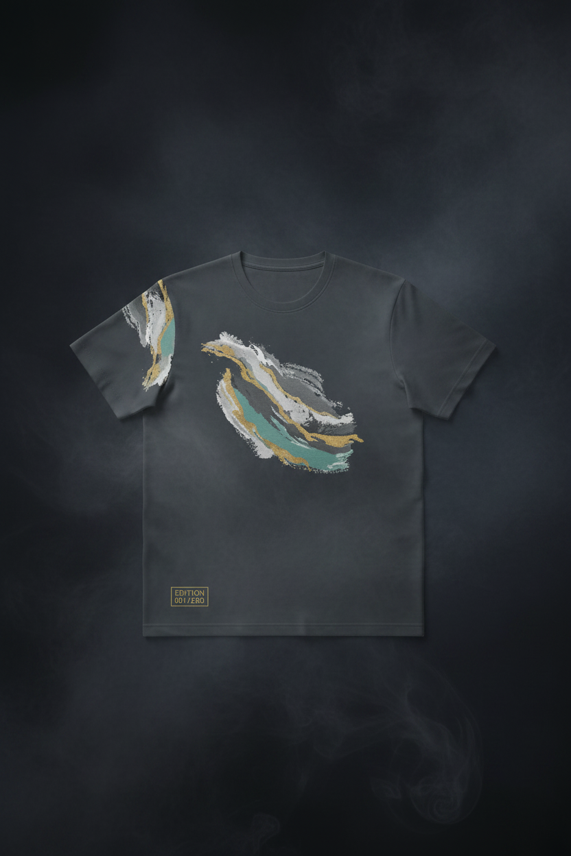 T-shirt édition or collaboration artiste